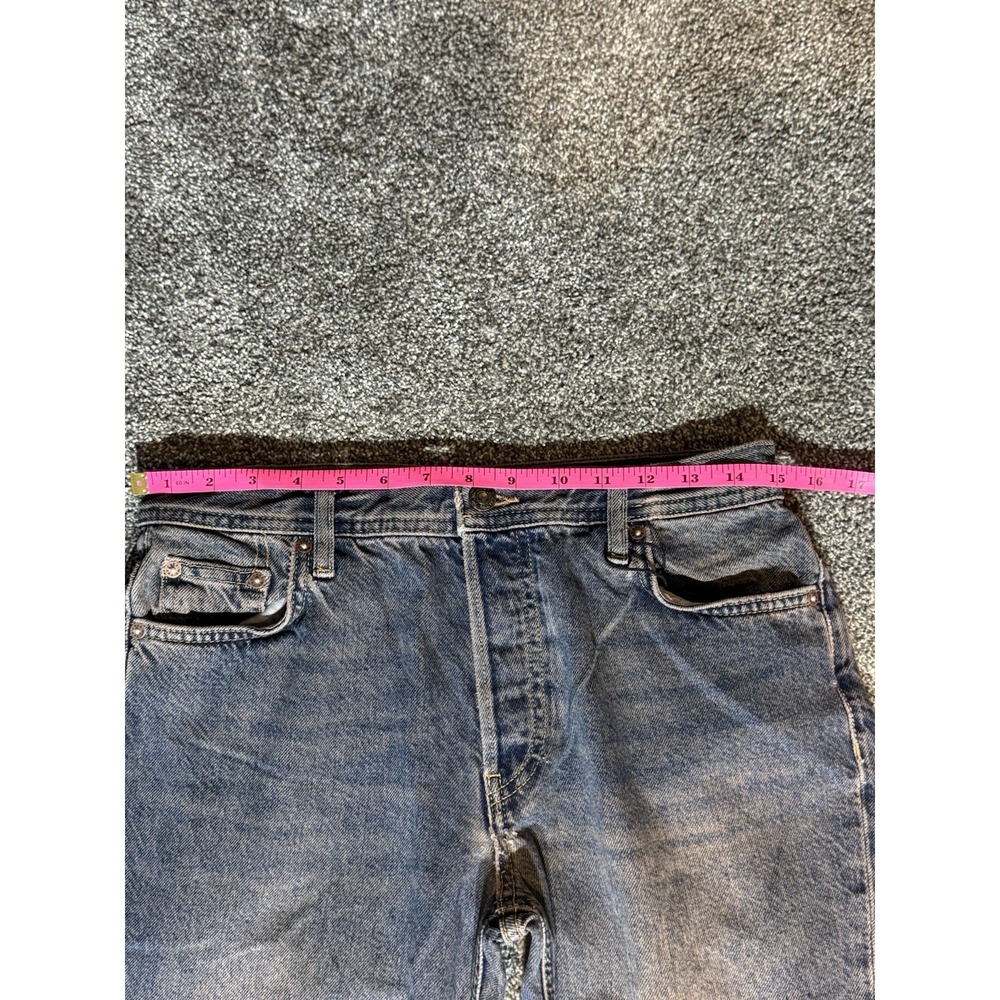 Free People We The Free Maggie Mid-Rise Straight Leg Jeans - Back Alley Blue -28 - Picture 5 of 9